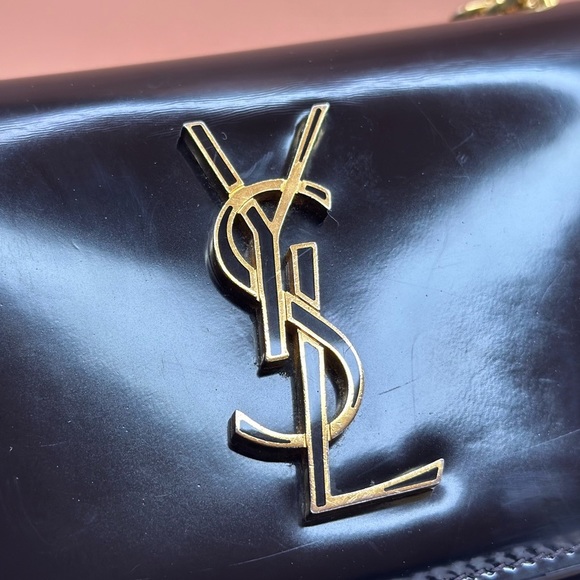 Black Sunset Patent Leather Shoulder Bag Saint Laurent - Picture 5 of 9